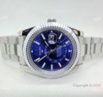 High Quality Replica Rolex Sky-Dweller Blue Face Sapphire glass 40mm Watch